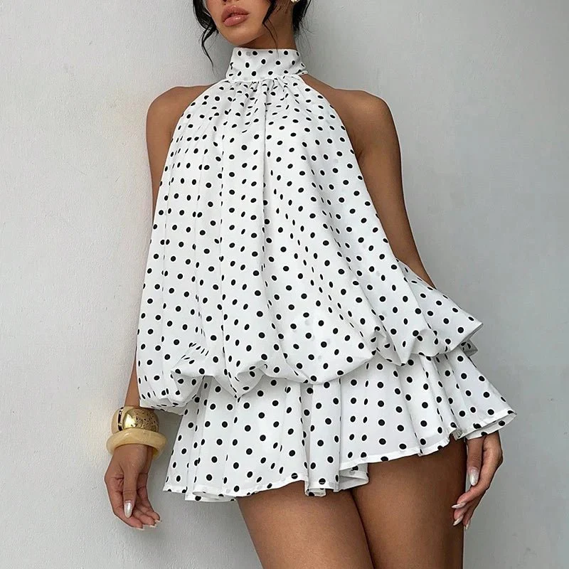 Eden Halter Backless Mini Dress - Image 12