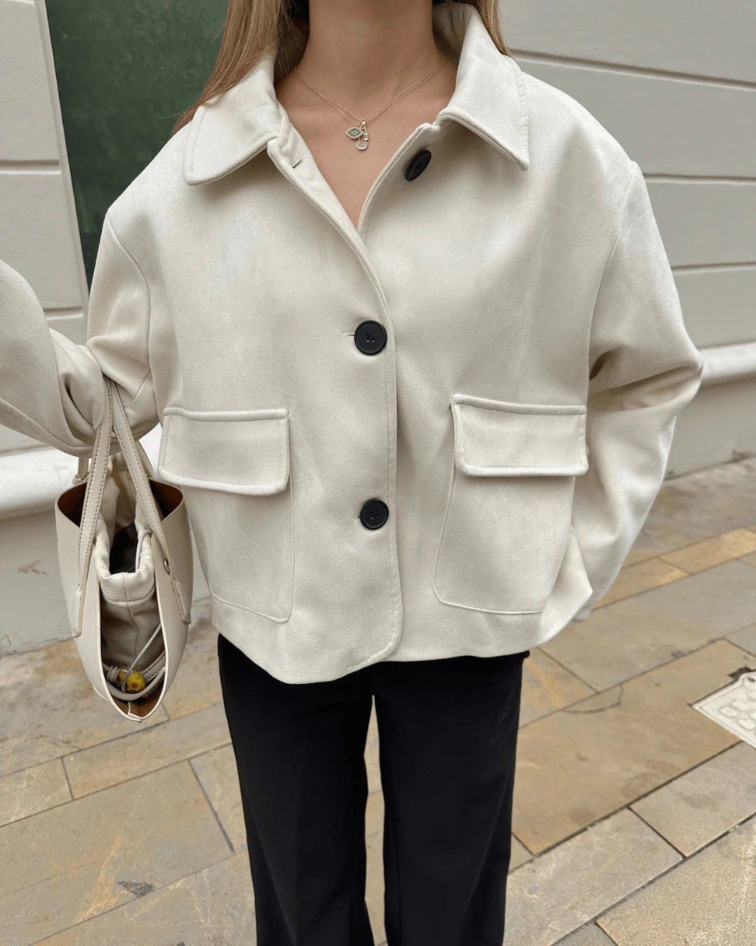 Elara Suede Jacket - Image 6