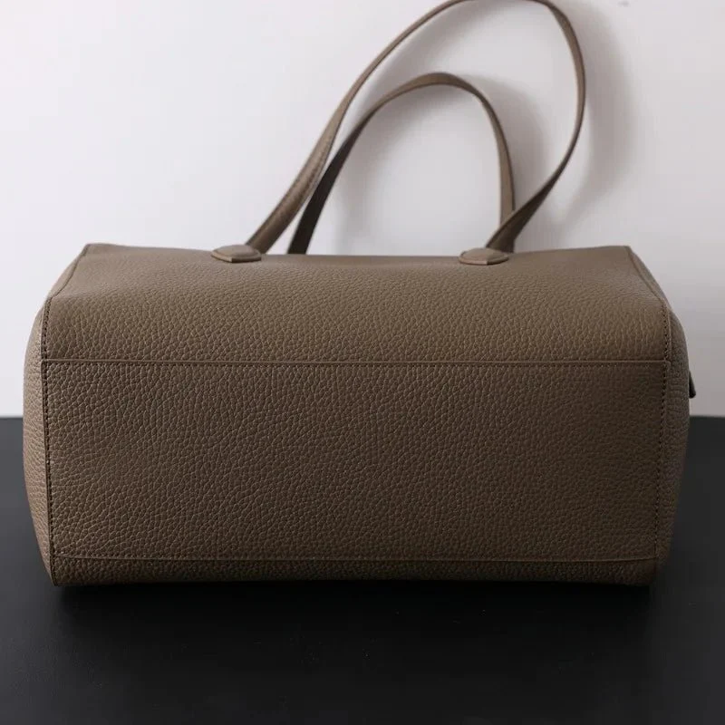 Elena Genuine Leather Tote Bag - Image 4