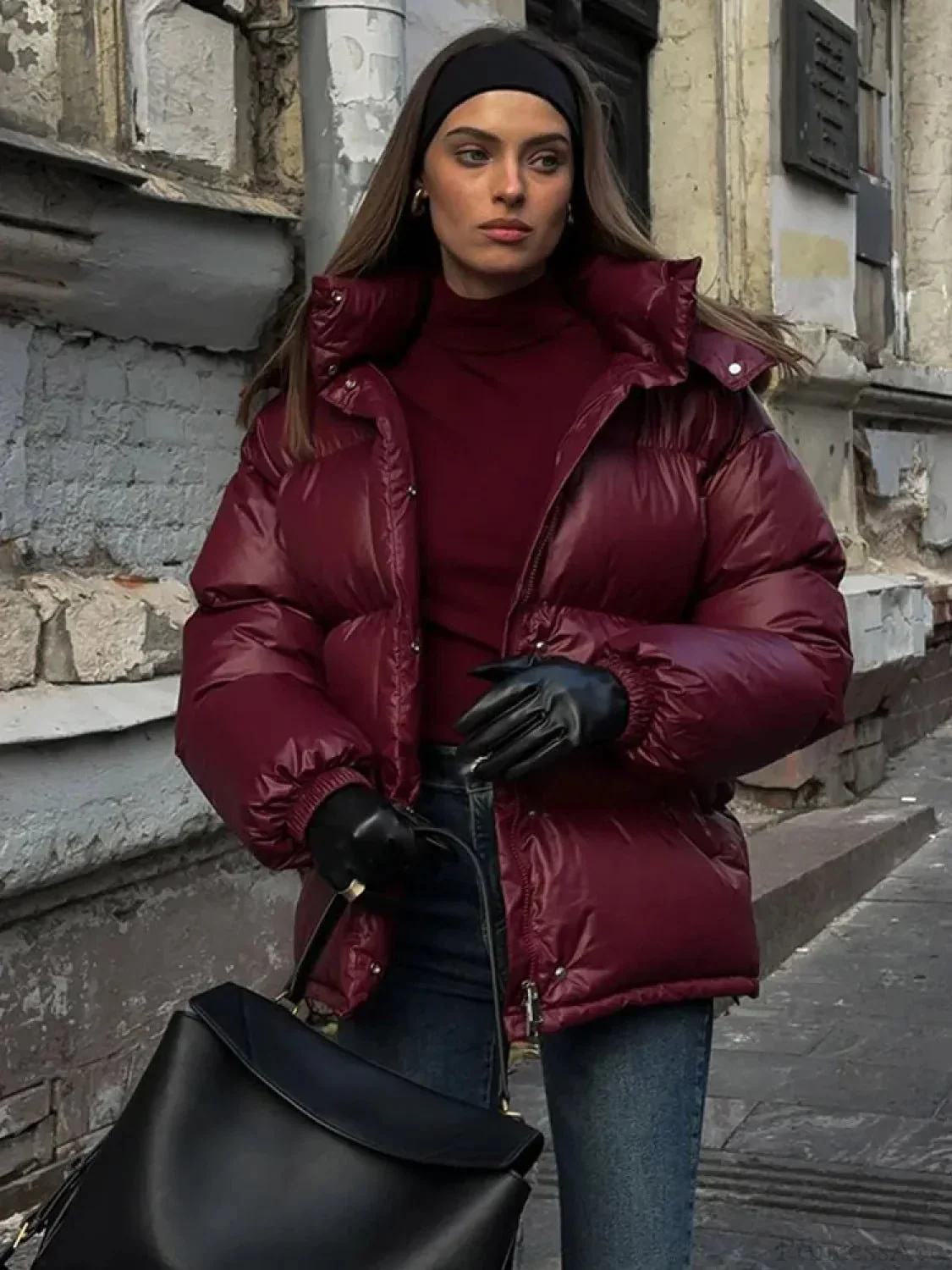 Eliza Hooded Padded Parka Coat - Image 2