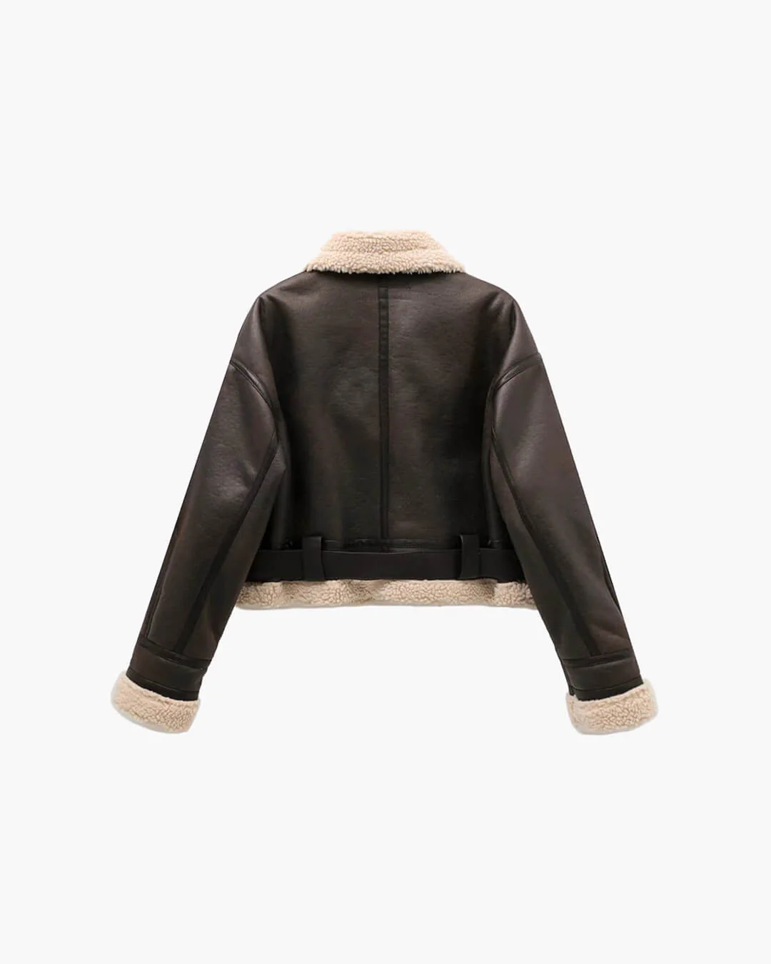 Elora Faux Leather Jacket - Image 7