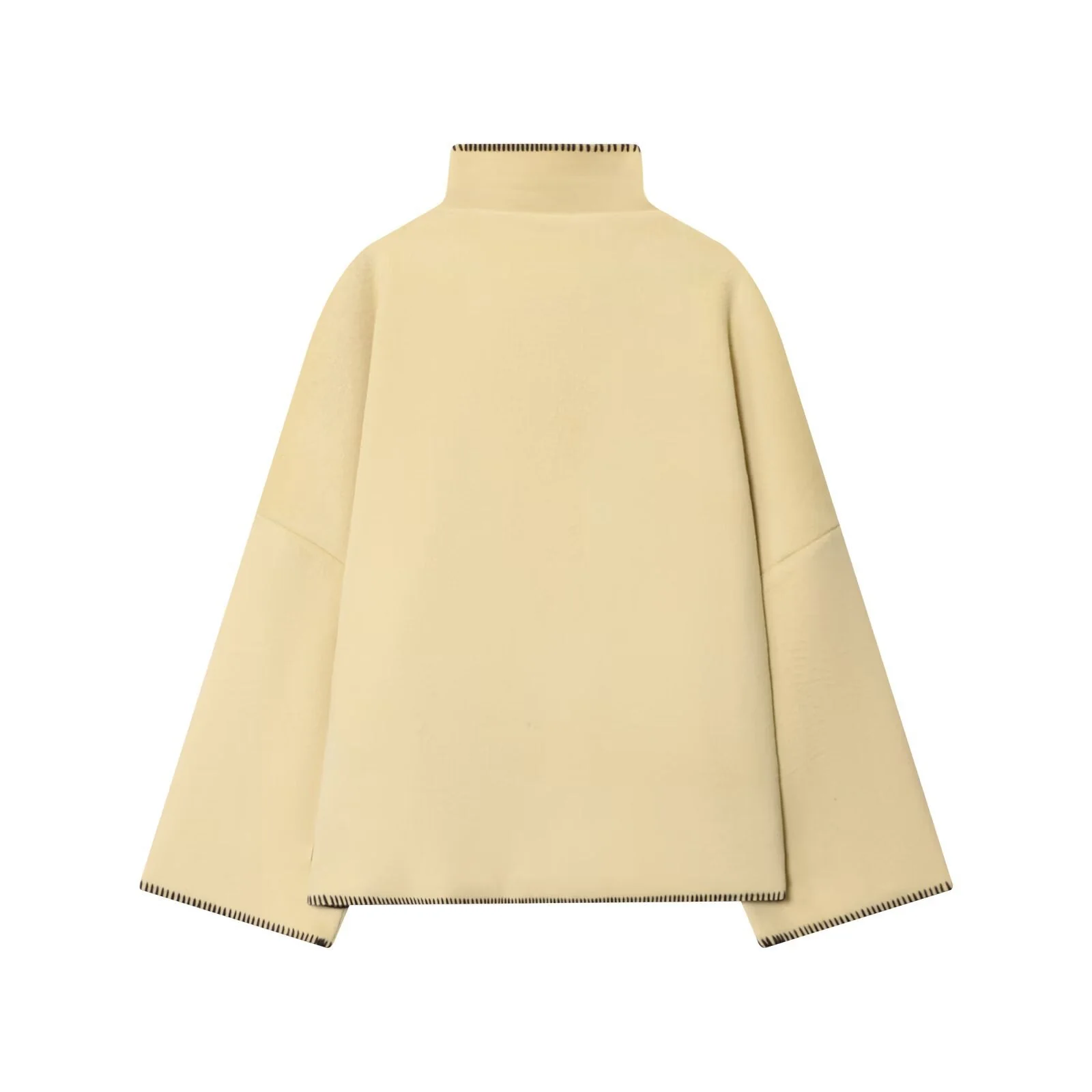 Emily High Neck Button Jacket - Image 10