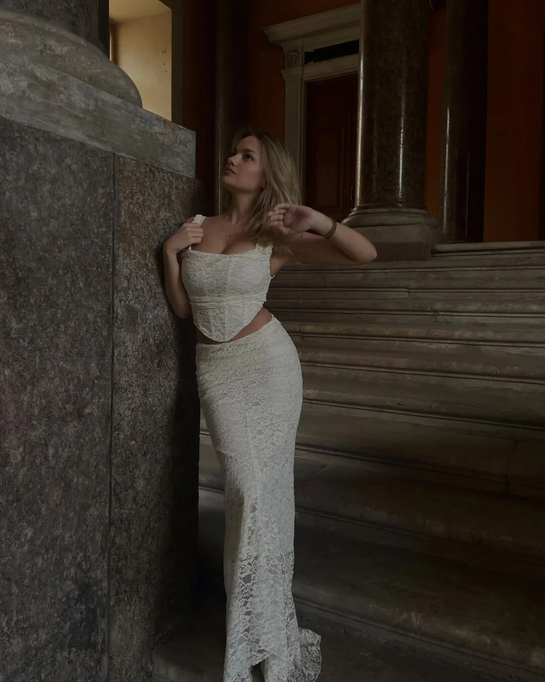 Esmeralda Lace Maxi Skirt Set - Image 3