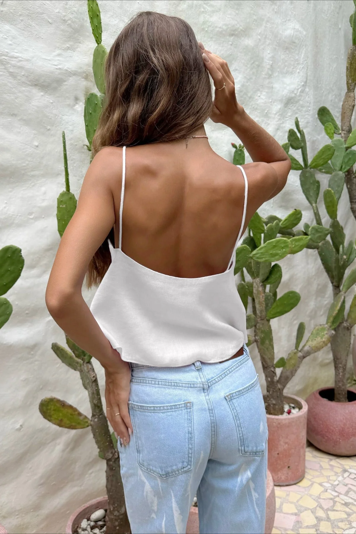 Eunice Cutout Slip Crop Top - Image 3