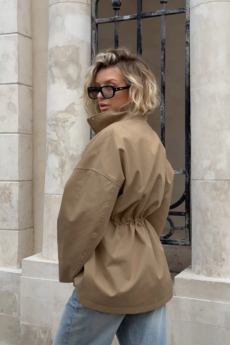 Eva Drawstring Trench Coat - Image 7