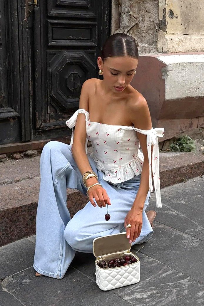 Fabia Ruffle Off-Shoulder Top - Image 5