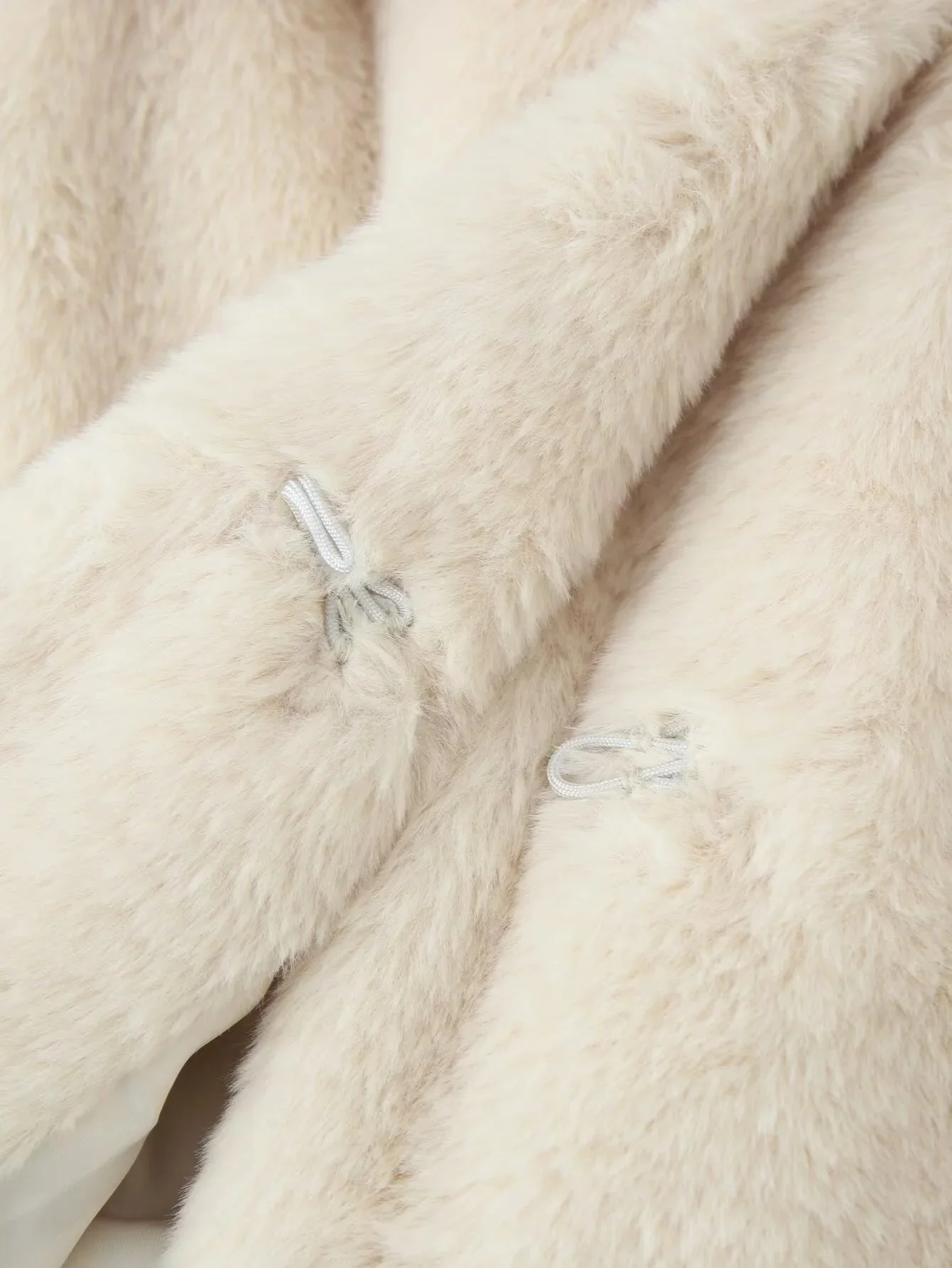 Farrah Faux Fur Coat with Belt - Image 11