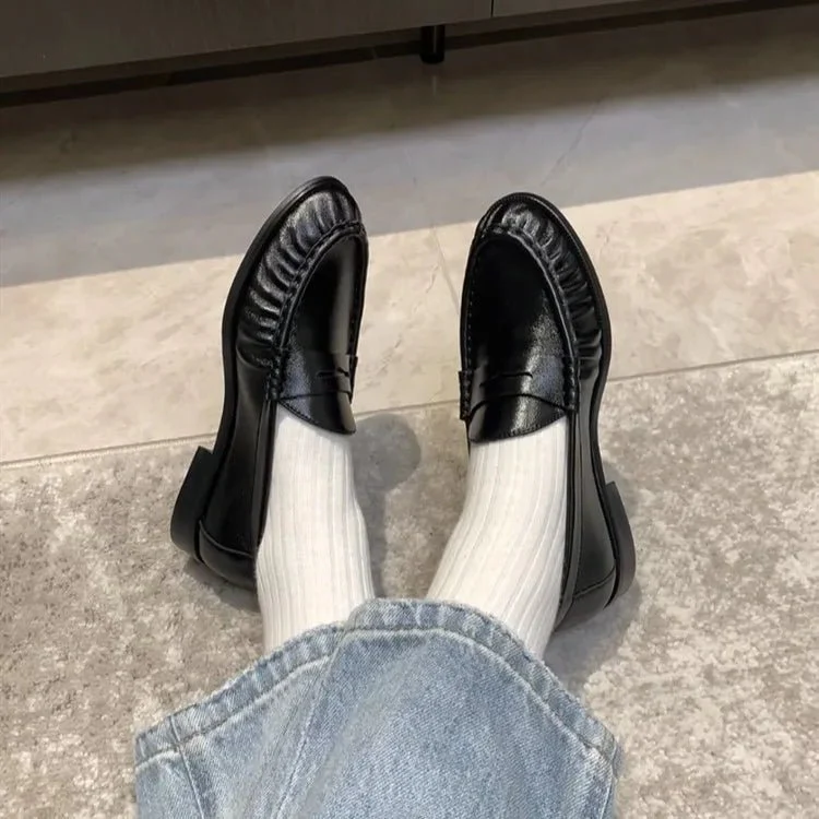 Fiona Faux Leather Slip-On Loafers - Image 2