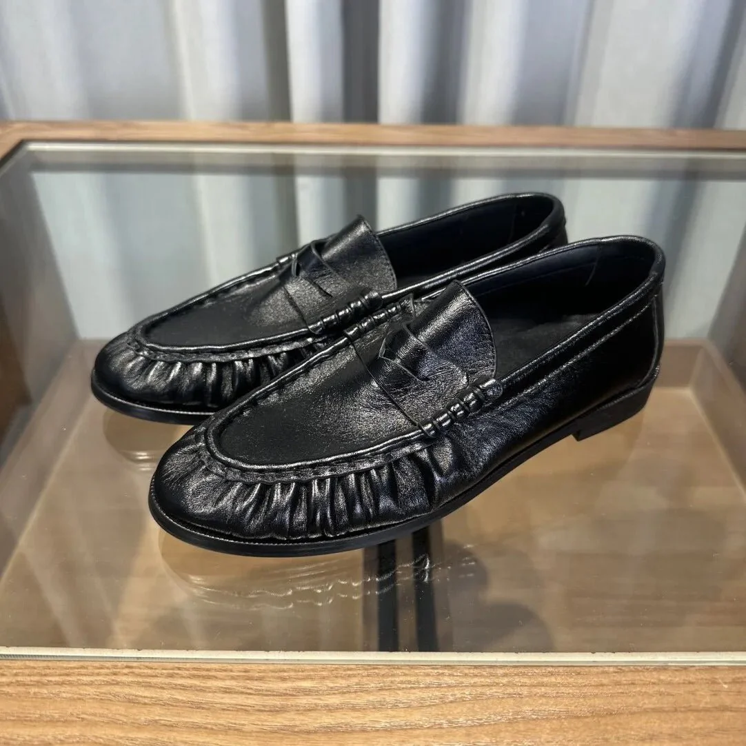 Fiona Faux Leather Slip-On Loafers - Image 3