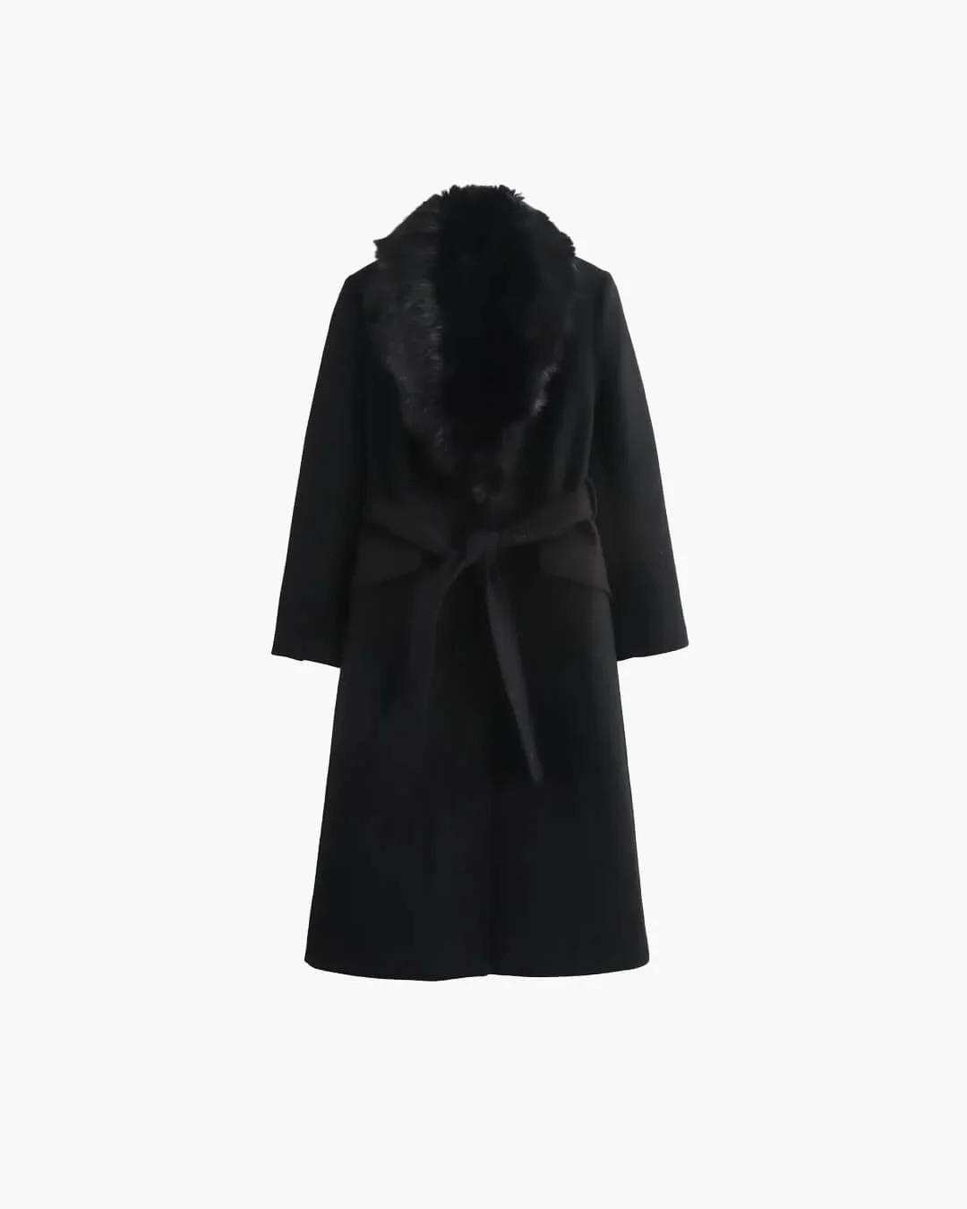 Flora Faux Fur Collar Maxi Coat - Image 15