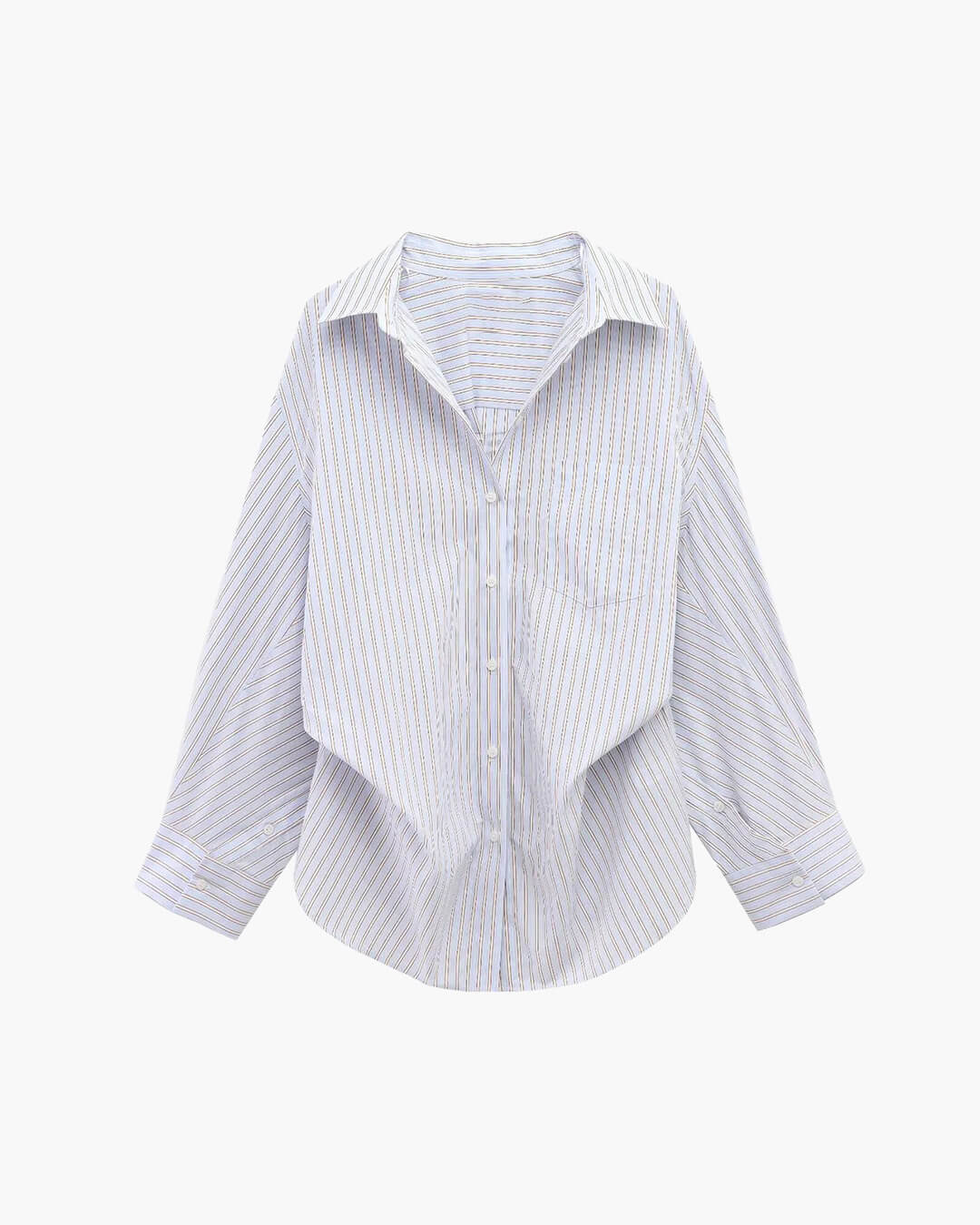 Gaile Bat Sleeve Striped Shirts - Image 9