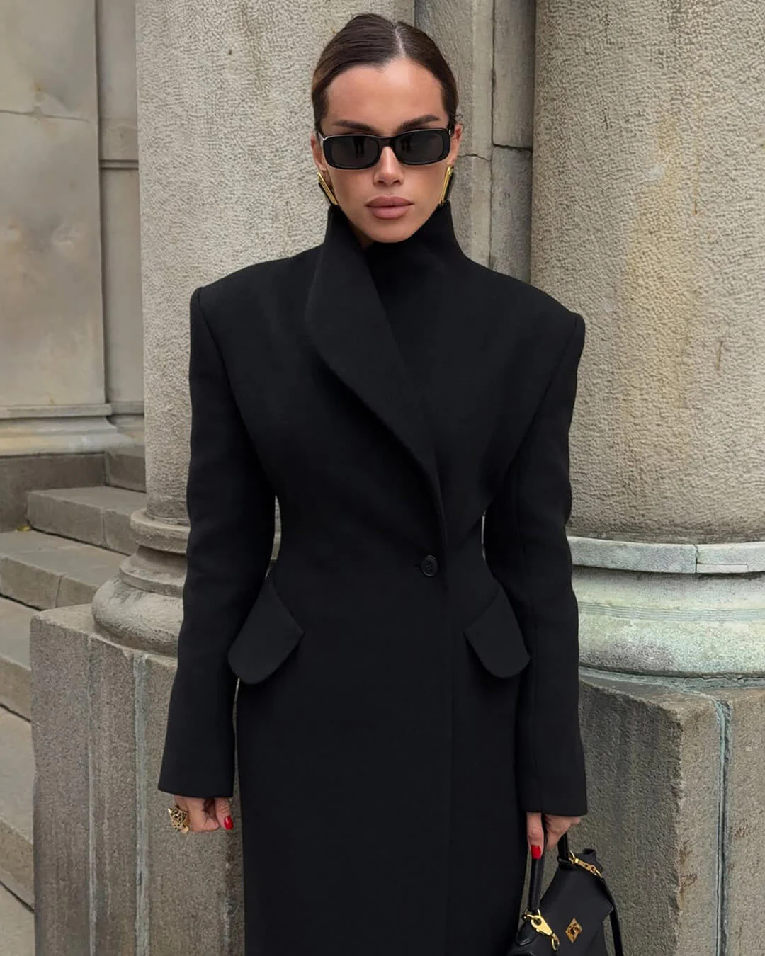 Genevieve Tailored Maxi Coat - Image 6