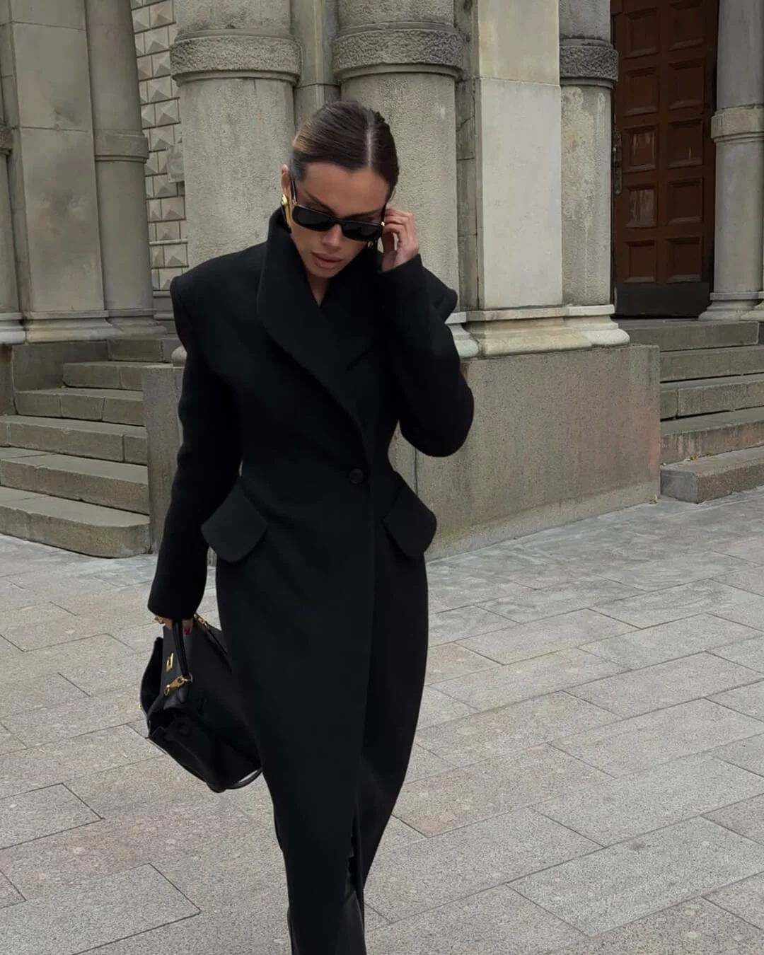 Genevieve Tailored Maxi Coat - Image 7
