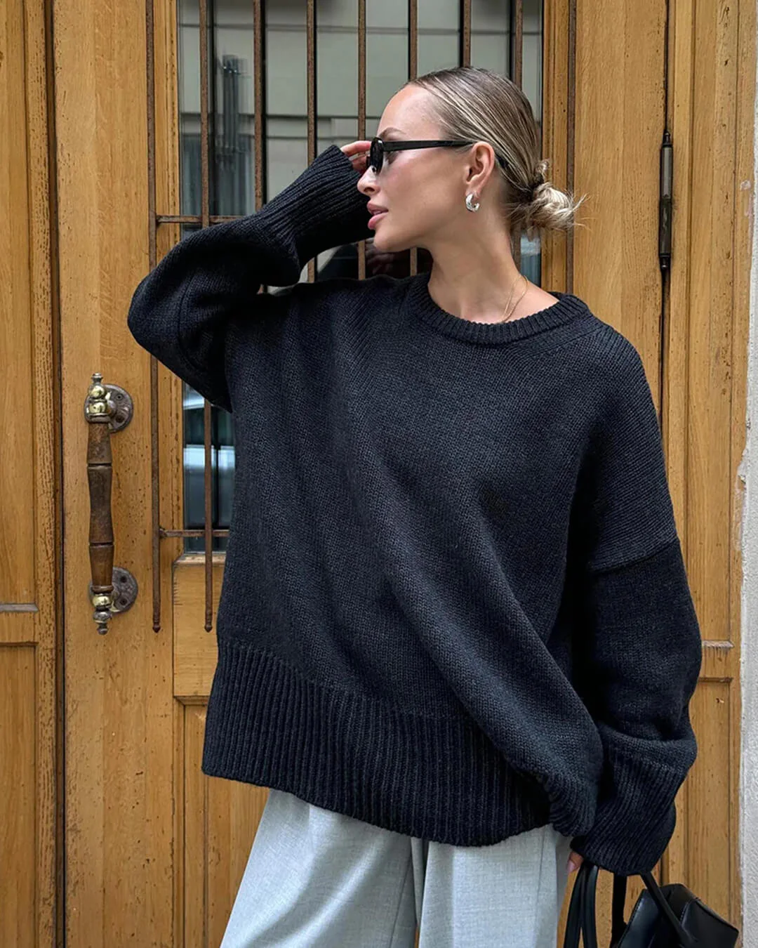 Georgette Ribbed Knit Sweater - Image 6