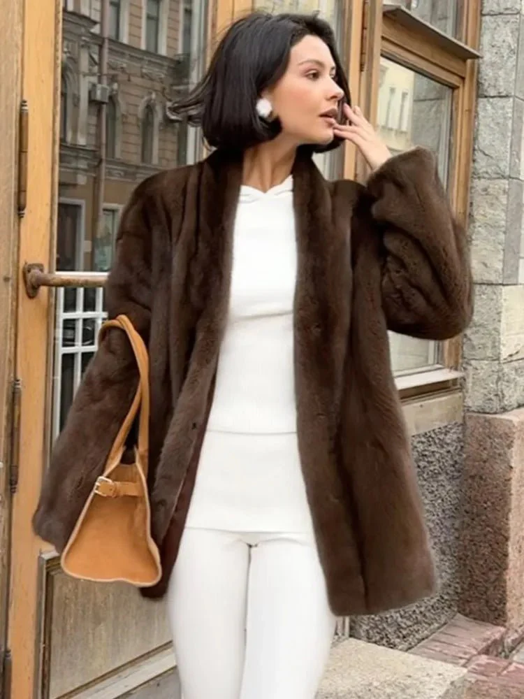 Hazel Belted Faux Fur Jacket - Image 9