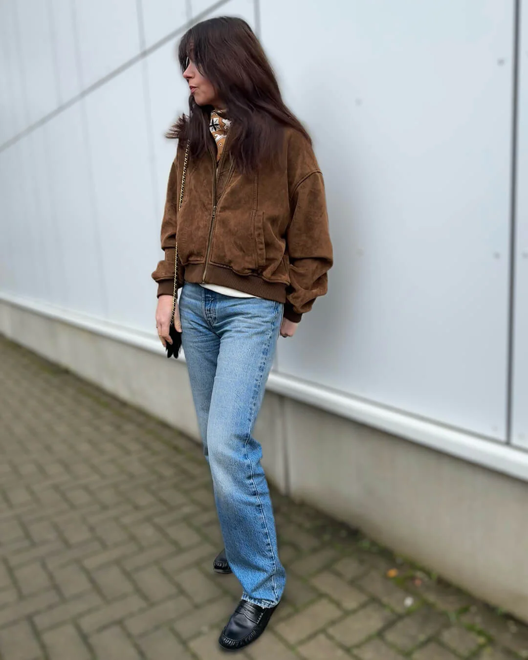 Heather Faux Suede Jacket - Image 6