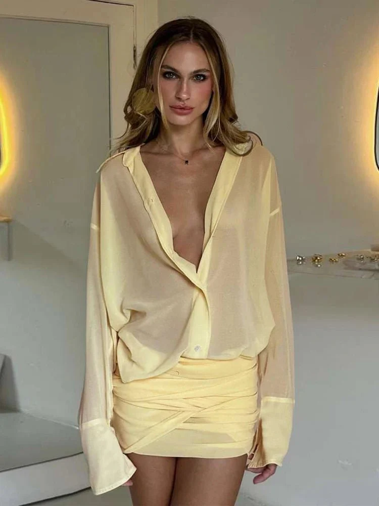 Heidi Long Sleeve Shirt Dress - Image 6