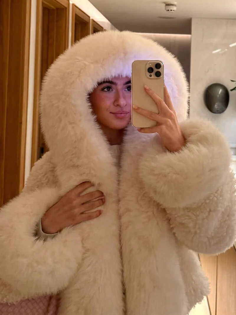 Henna Faux Fur Jacket - Image 11