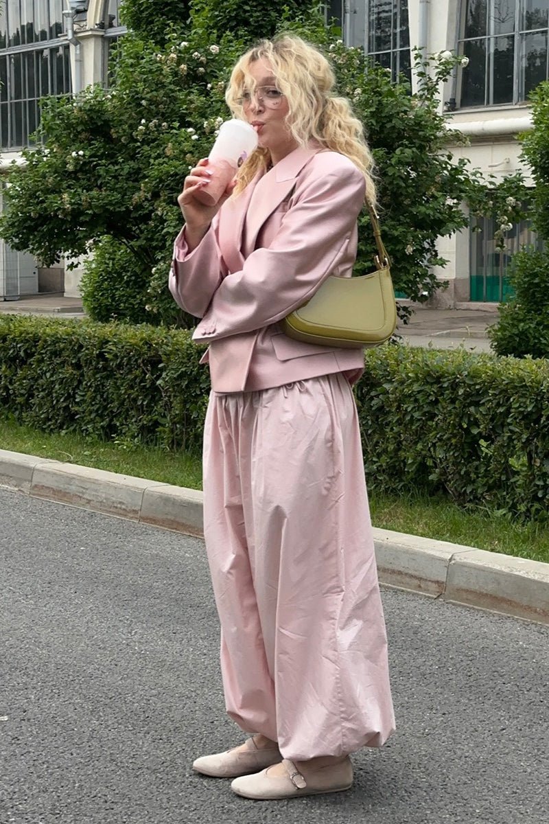 Inga Elastic Waist Baggy Pants - Image 13