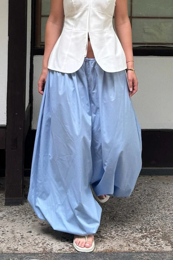 Inga Elastic Waist Baggy Pants - Image 2