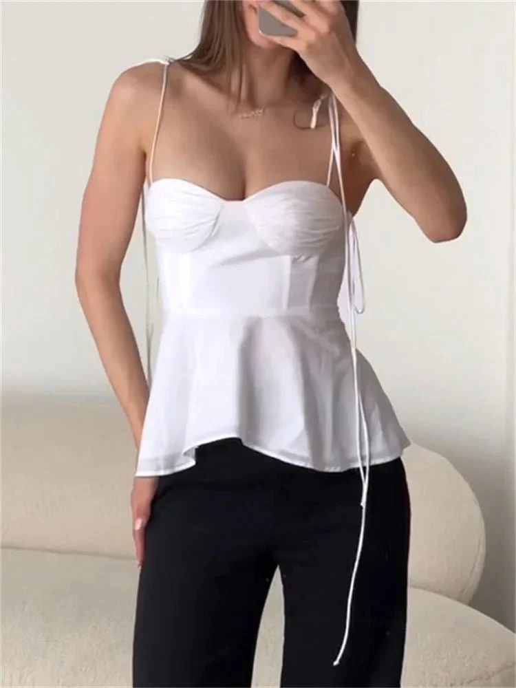 Jada Peplum Corset Cami Top - Image 5