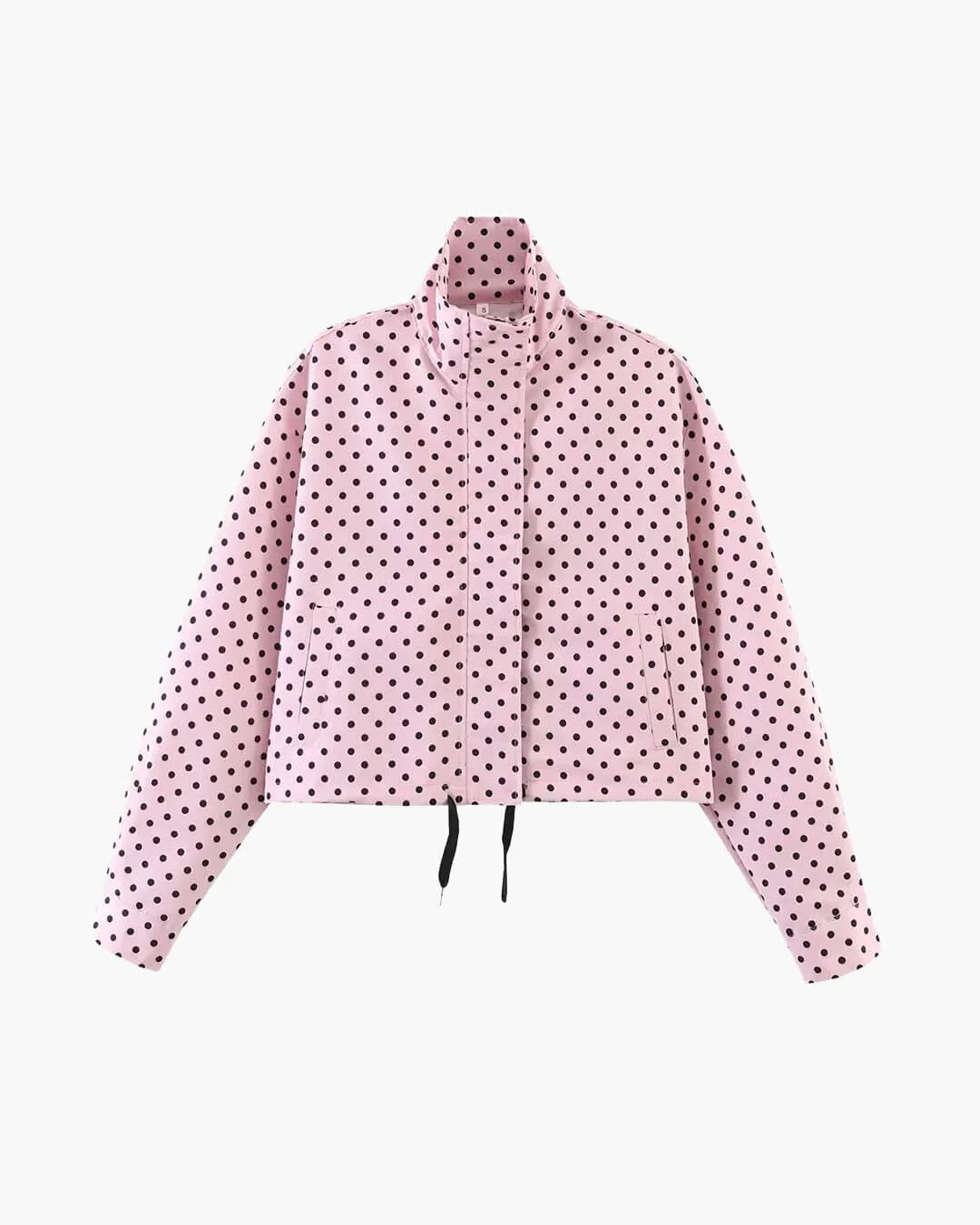 Janelle High Collar Drawstring Jacket - Image 9