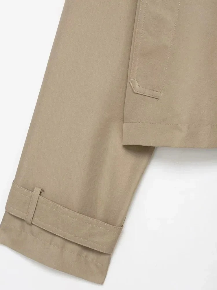 Janice Cropped Trench Coat - Image 7