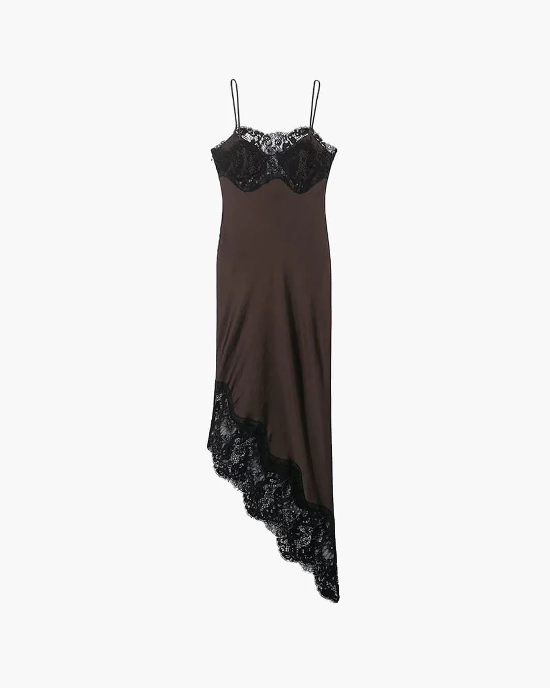 Jenica Lace Satin Sling Dress - Image 4