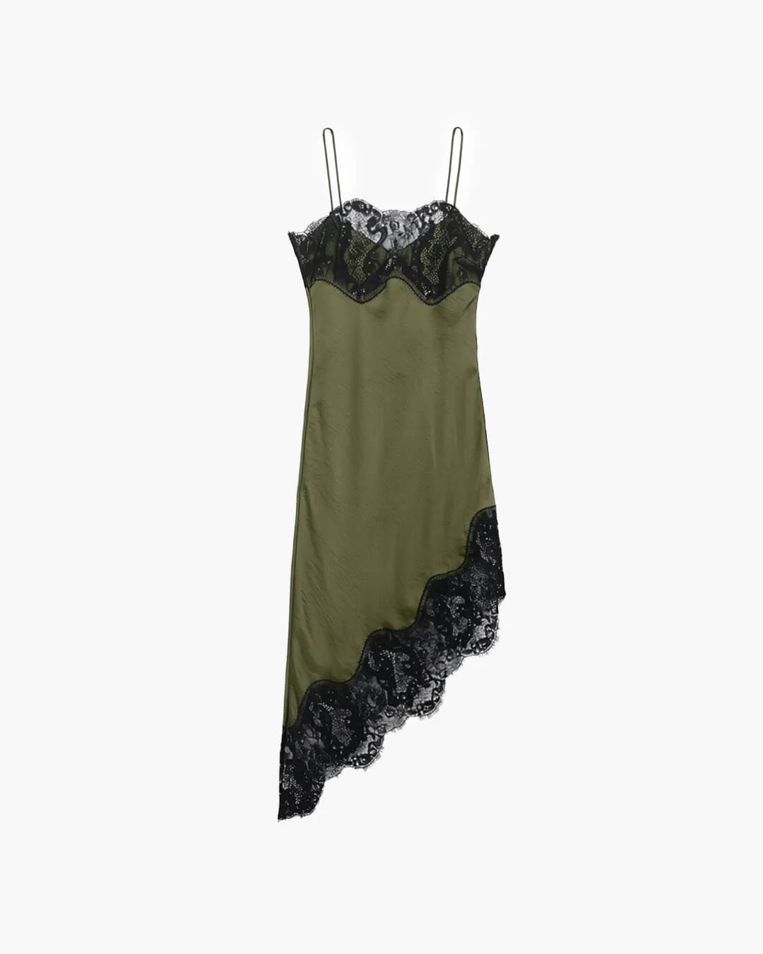 Jenica Lace Satin Sling Dress - Image 6