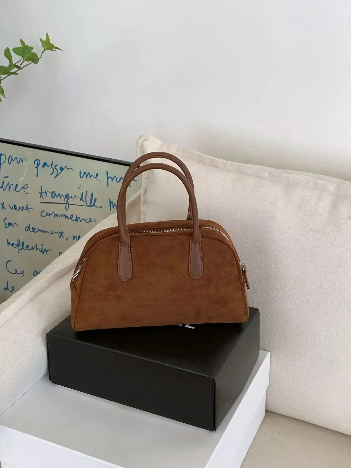 Jenny Suede Mini Bag - Image 7