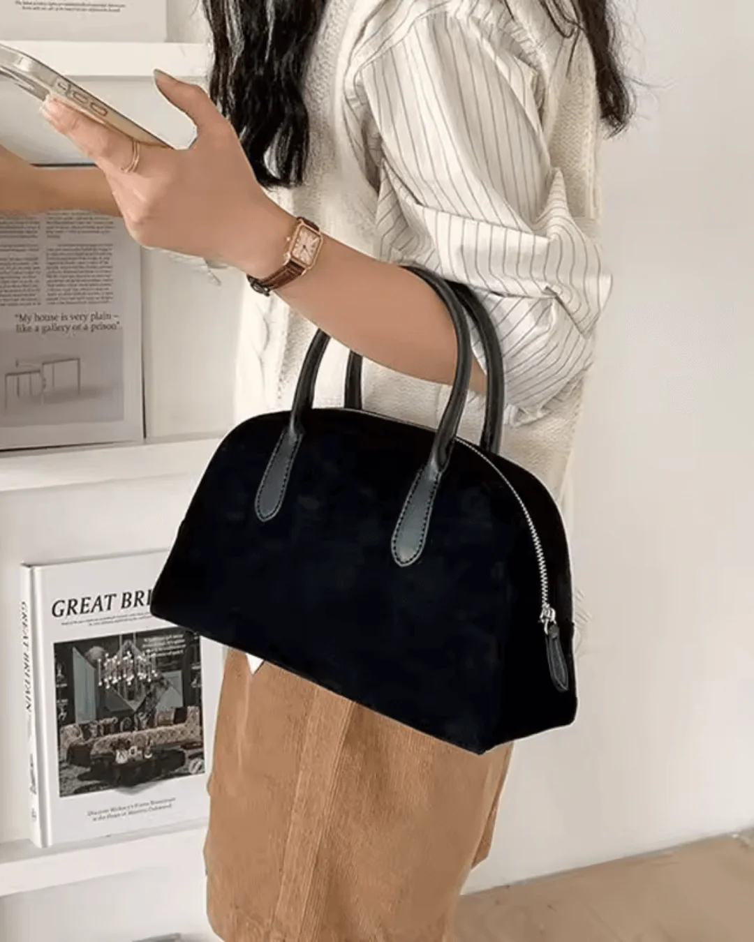 Jenny Suede Mini Bag - Image 8