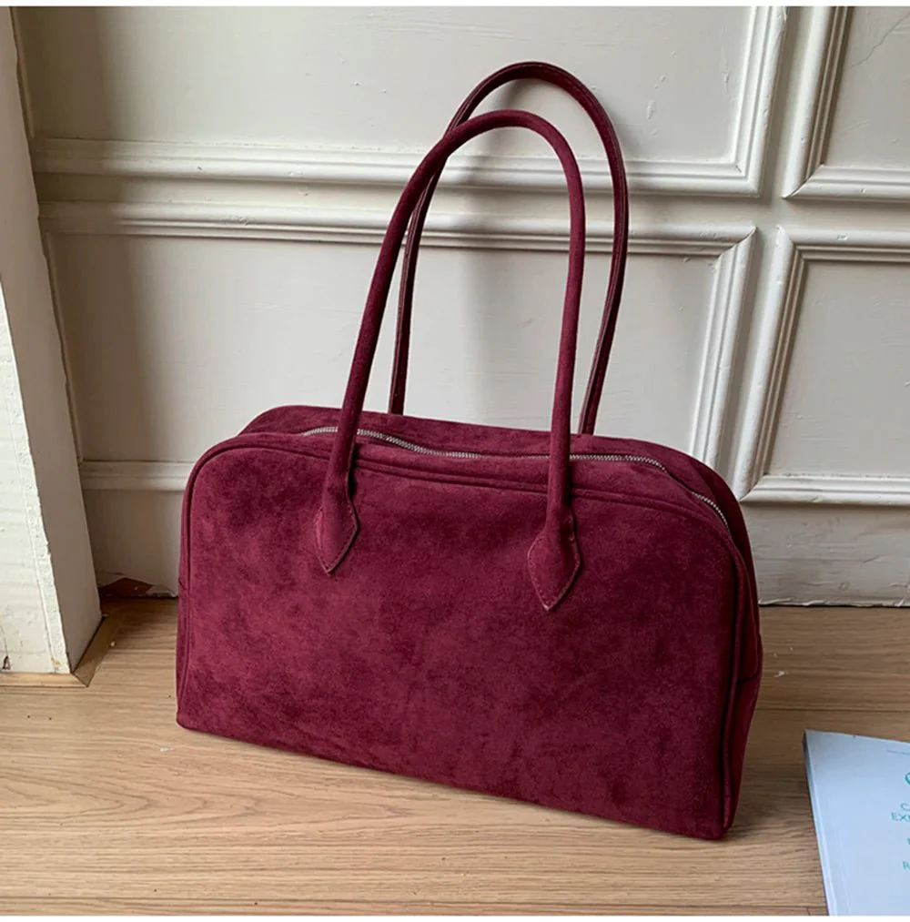 Jenny Suede Shoulder Bag - Image 9