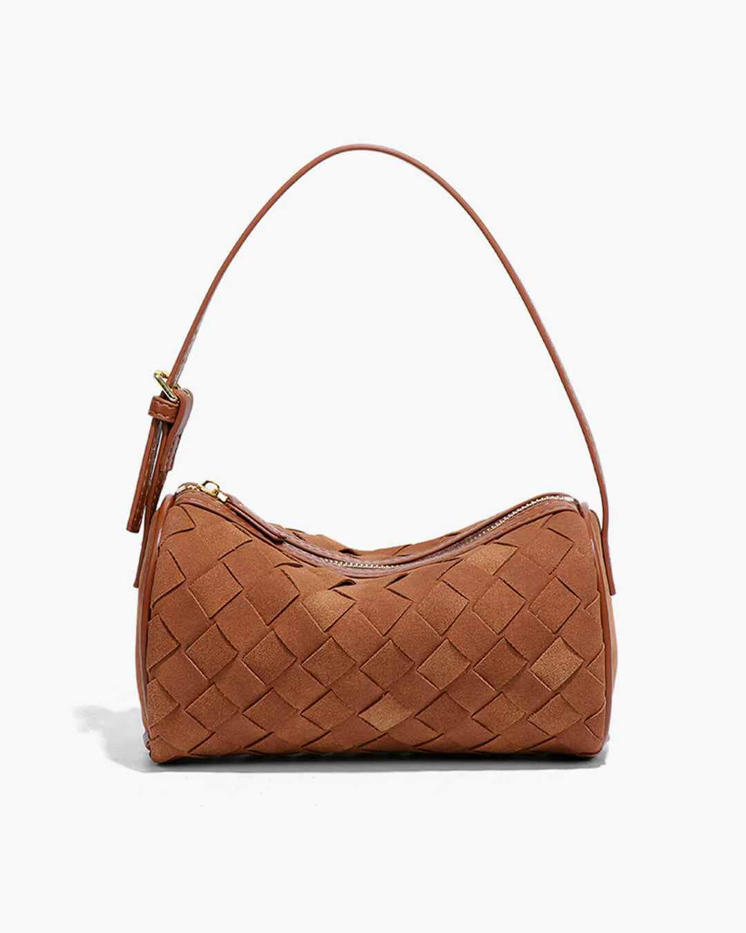 Jessica Woven Suede Bag - Image 20