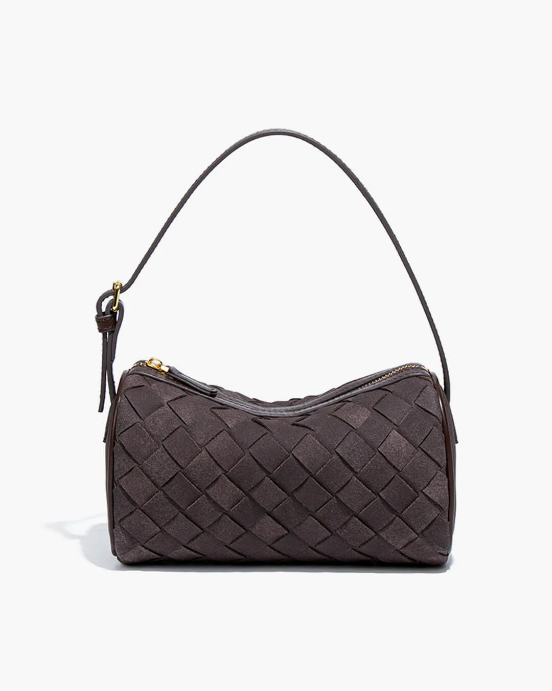 Jessica Woven Suede Bag - Image 21