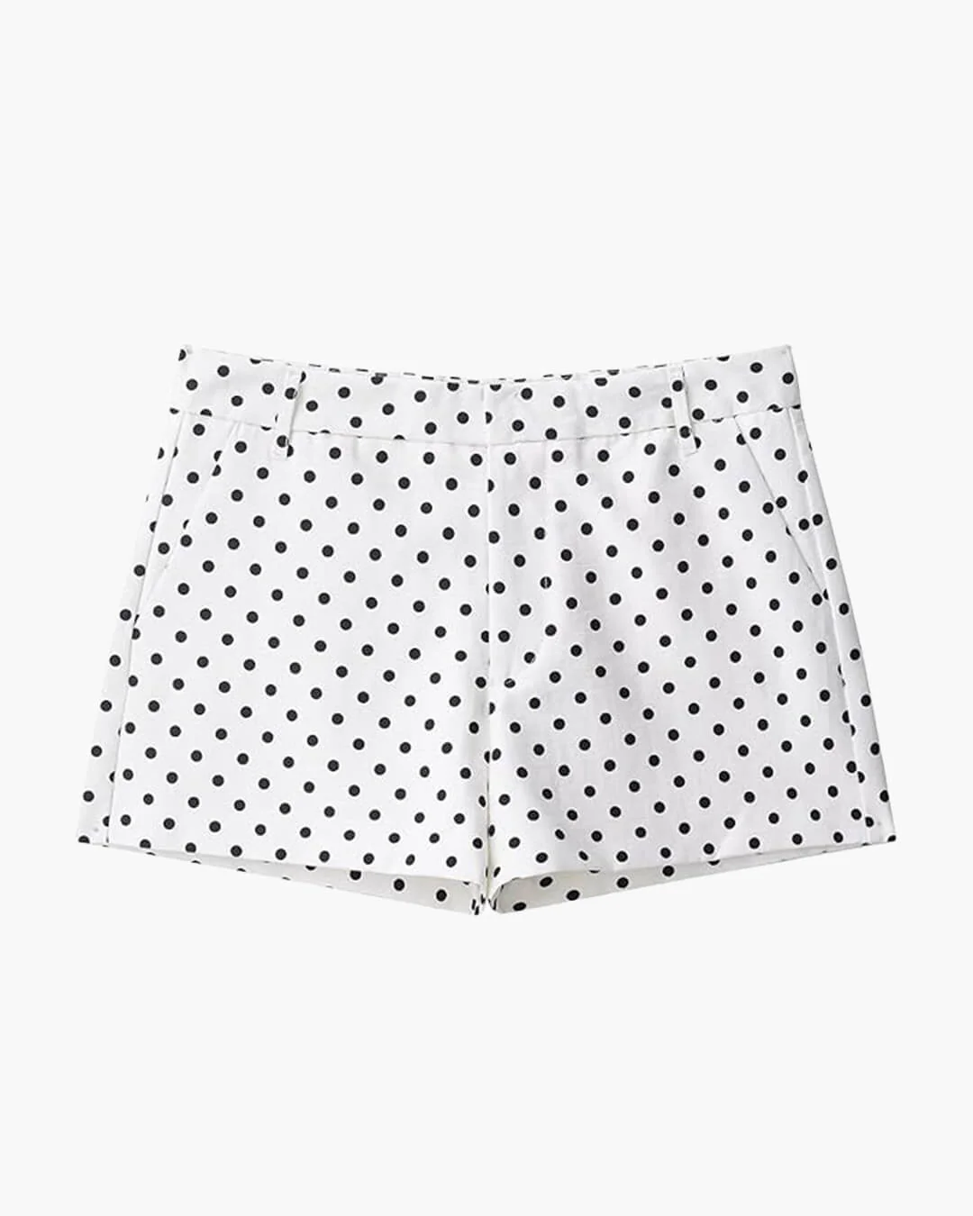 Jillian Polka Dot Mid-Rise Shorts