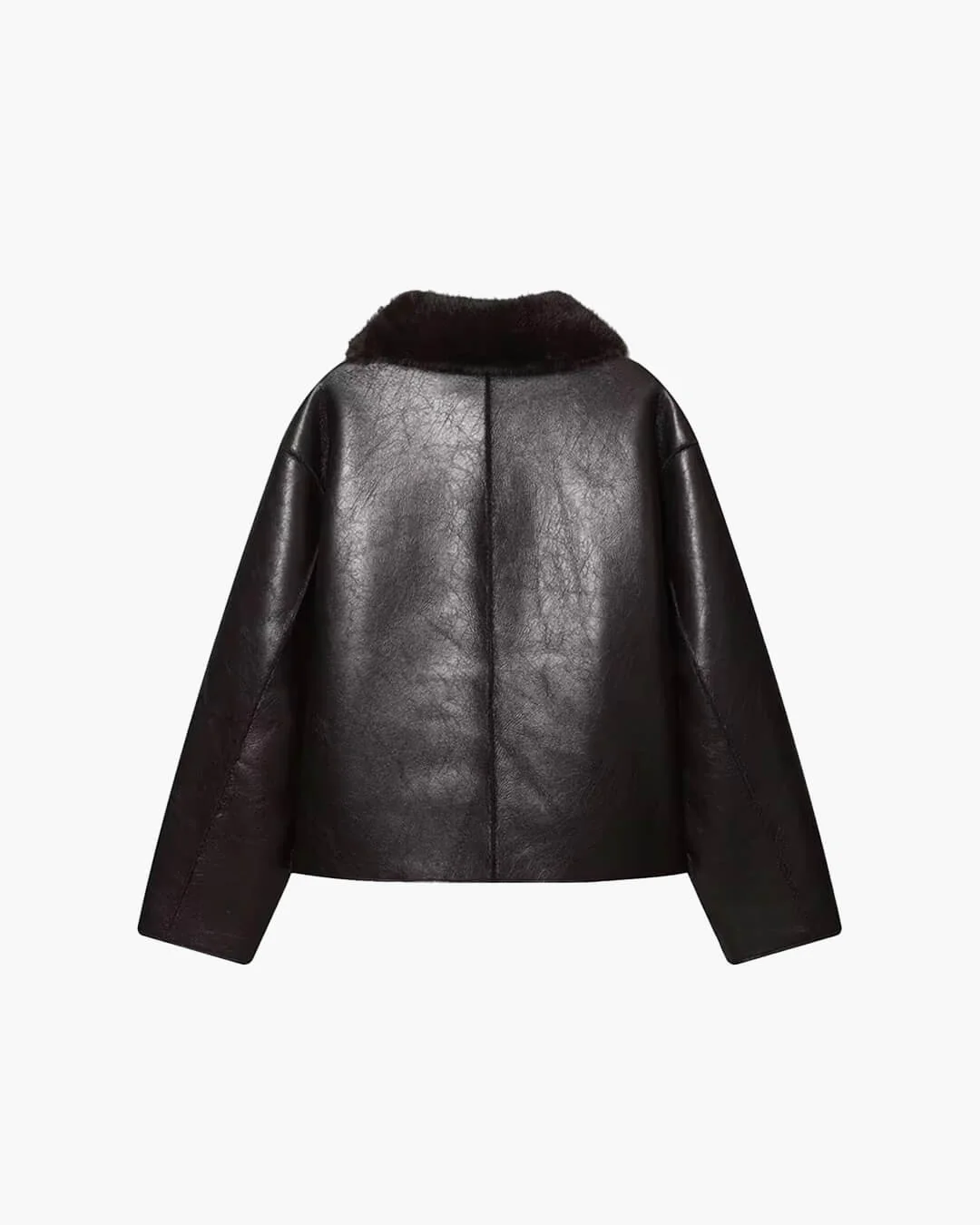 Joana Reversible Faux fur Leather Jacket - Image 10