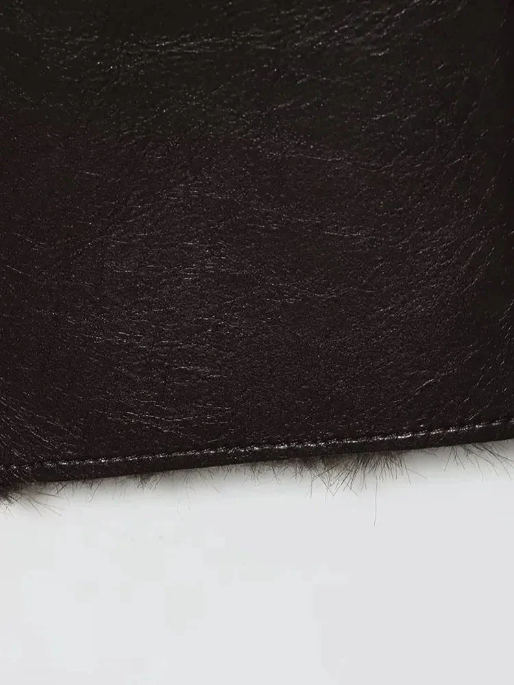 Joana Reversible Faux fur Leather Jacket - Image 7