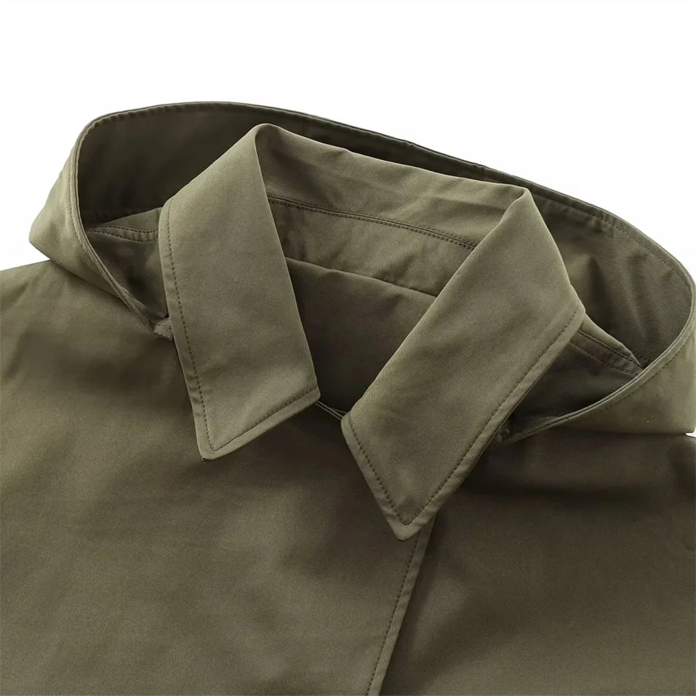 Julia Hooded Trench Coat - Image 4