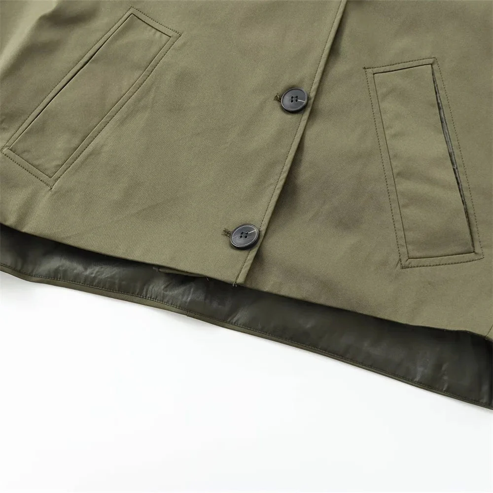Julia Hooded Trench Coat - Image 5