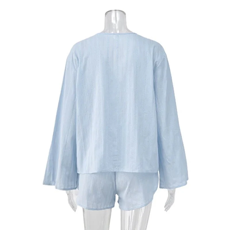 Julienne Cardigan Shorts Set - Image 6