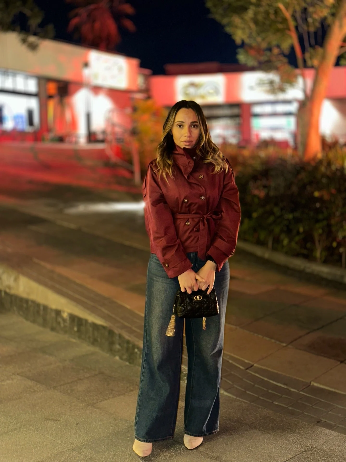 Kara Stand Collar Crop Trenchcoat - Image 28
