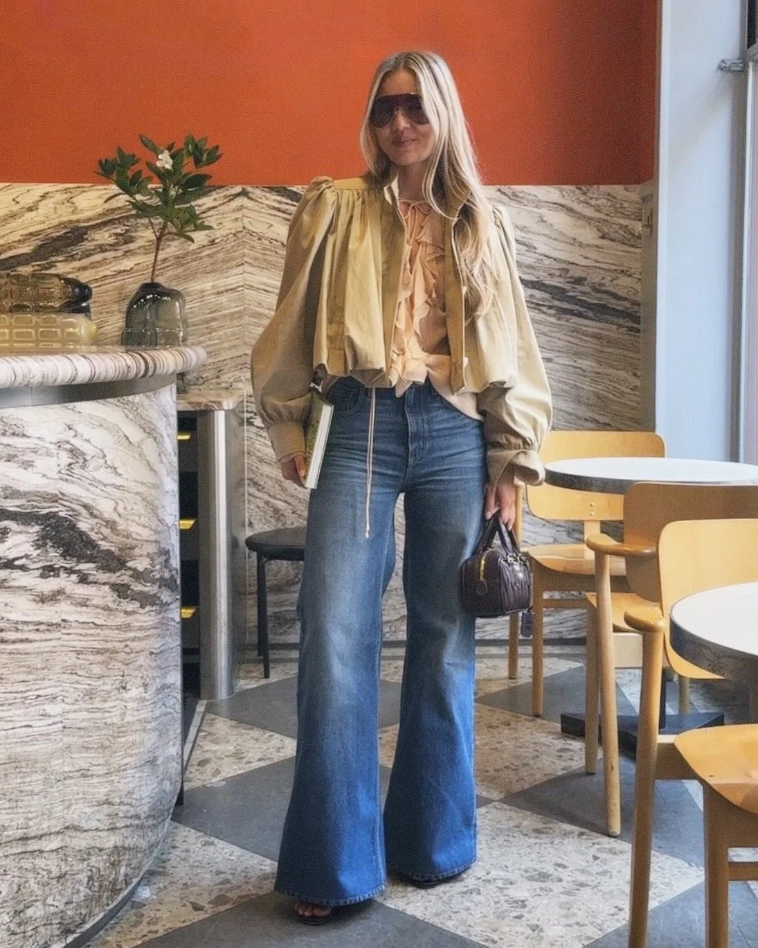 Karina Cropped Pleated Jacket - Image 4