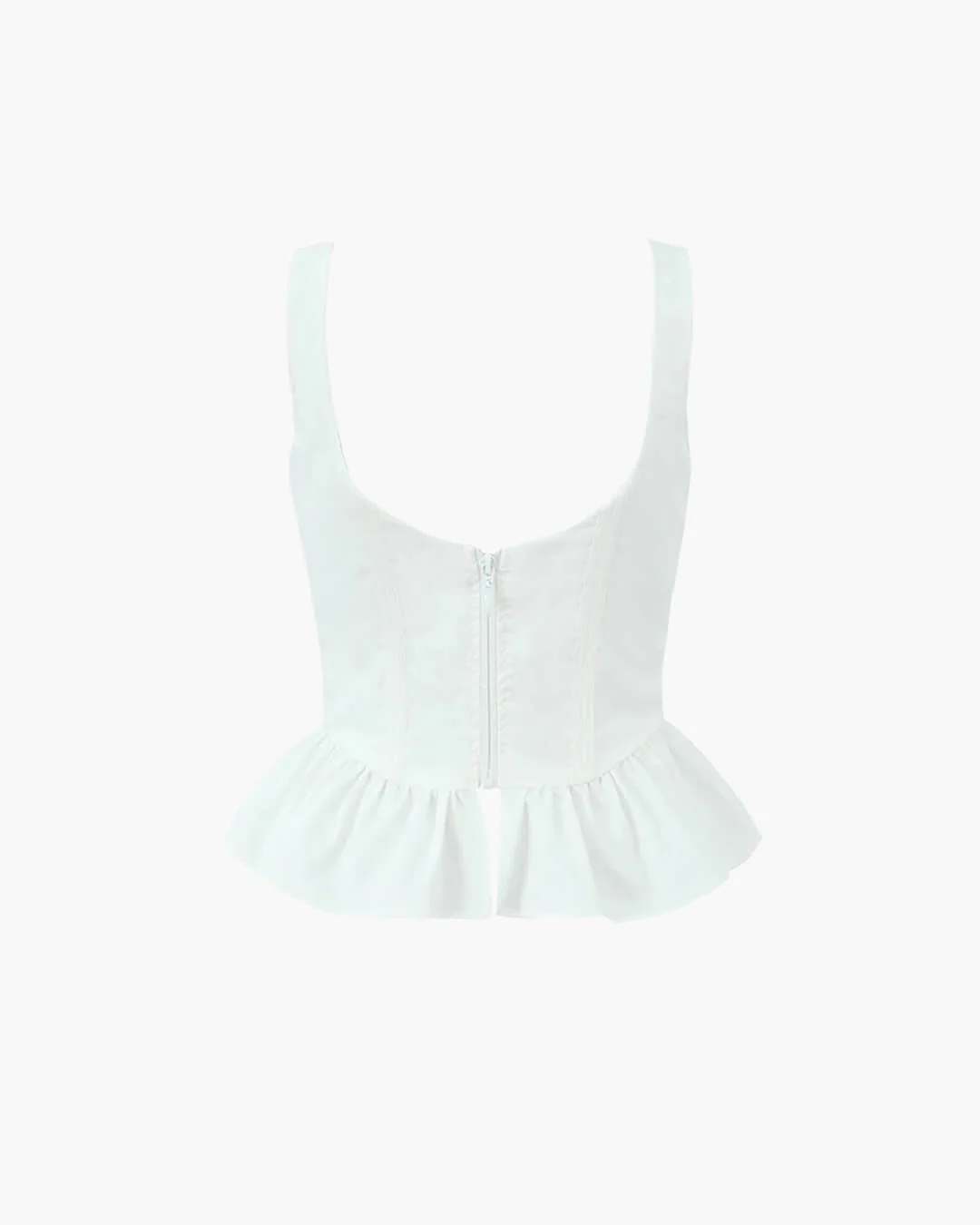 Karley Ruffled Hem Corset Top - Image 6