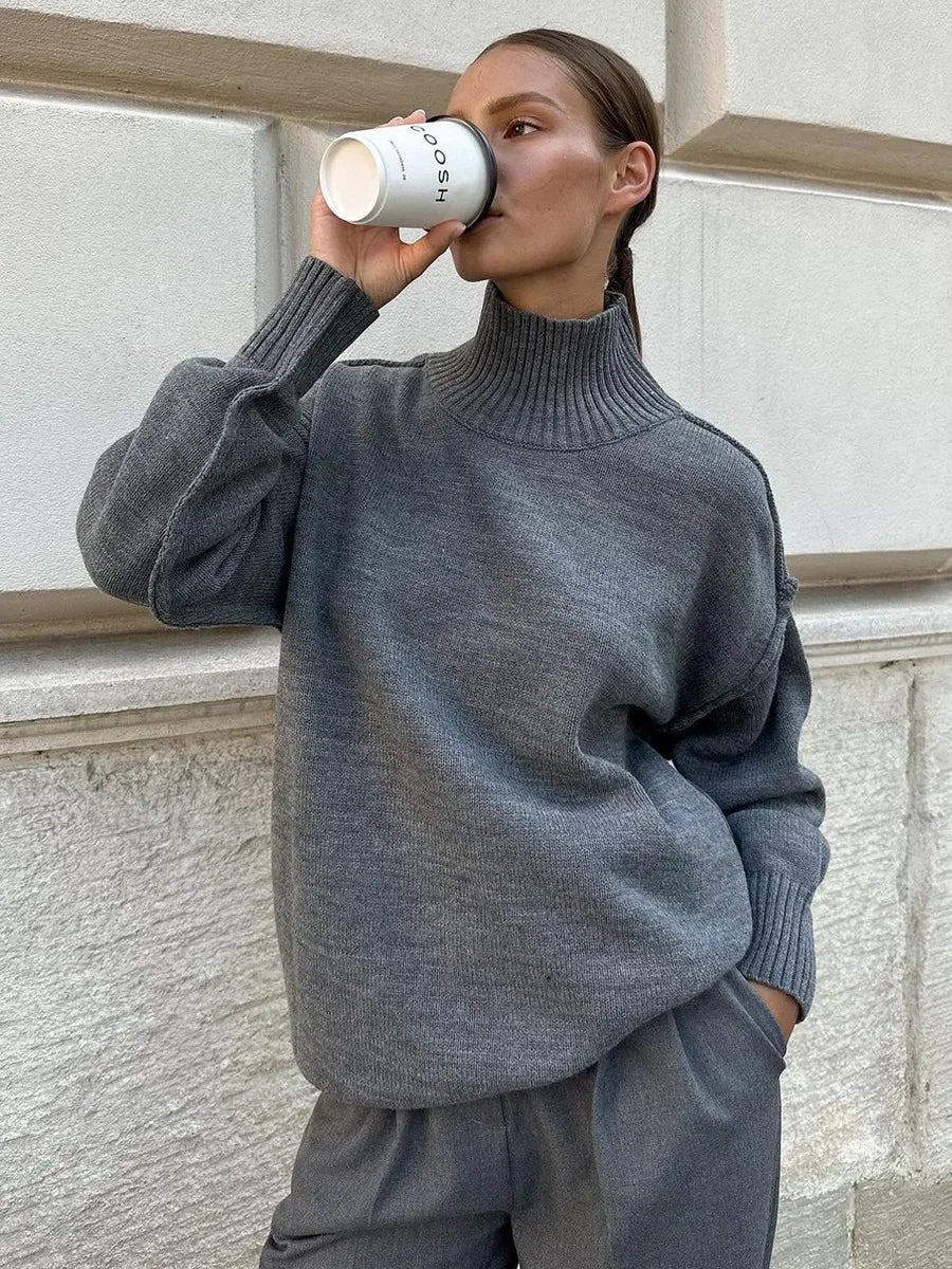 Katie Turtleneck Knit Sweater - Image 5