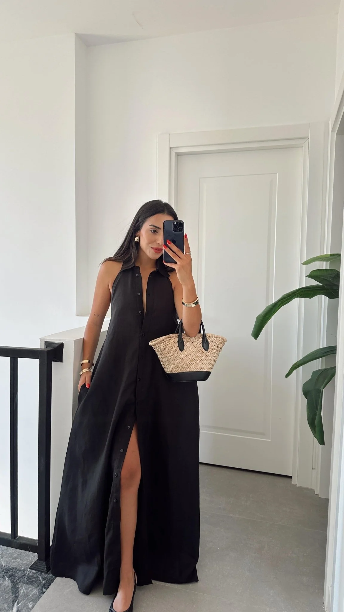 Kaya Halter Neck Elegant Maxi Dress