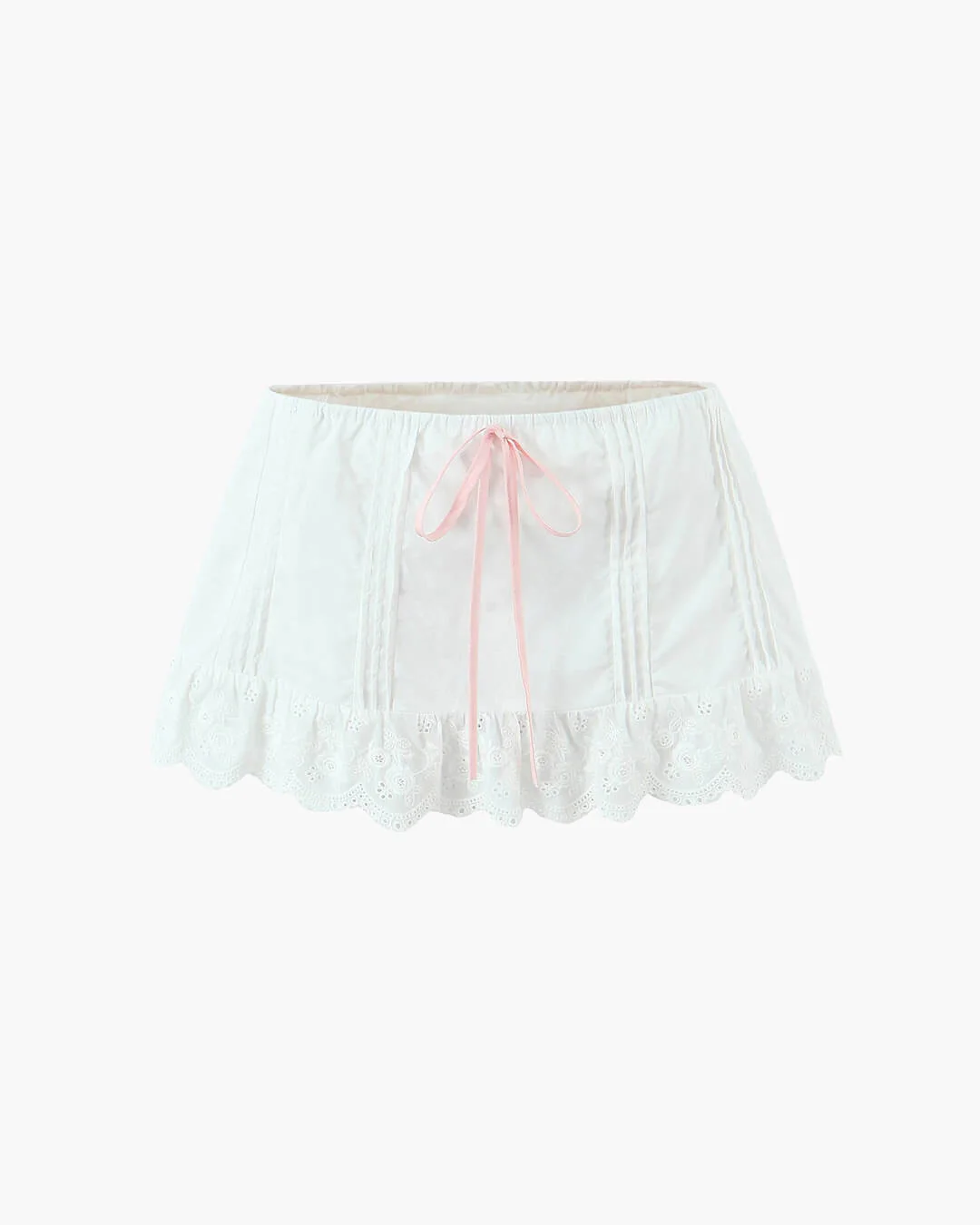 Klarissa Lace Trim Mini Skirt Set - Image 14