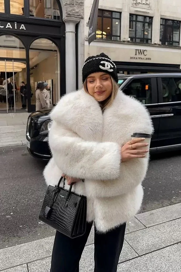 Krista Faux Fur Jacket - Image 2