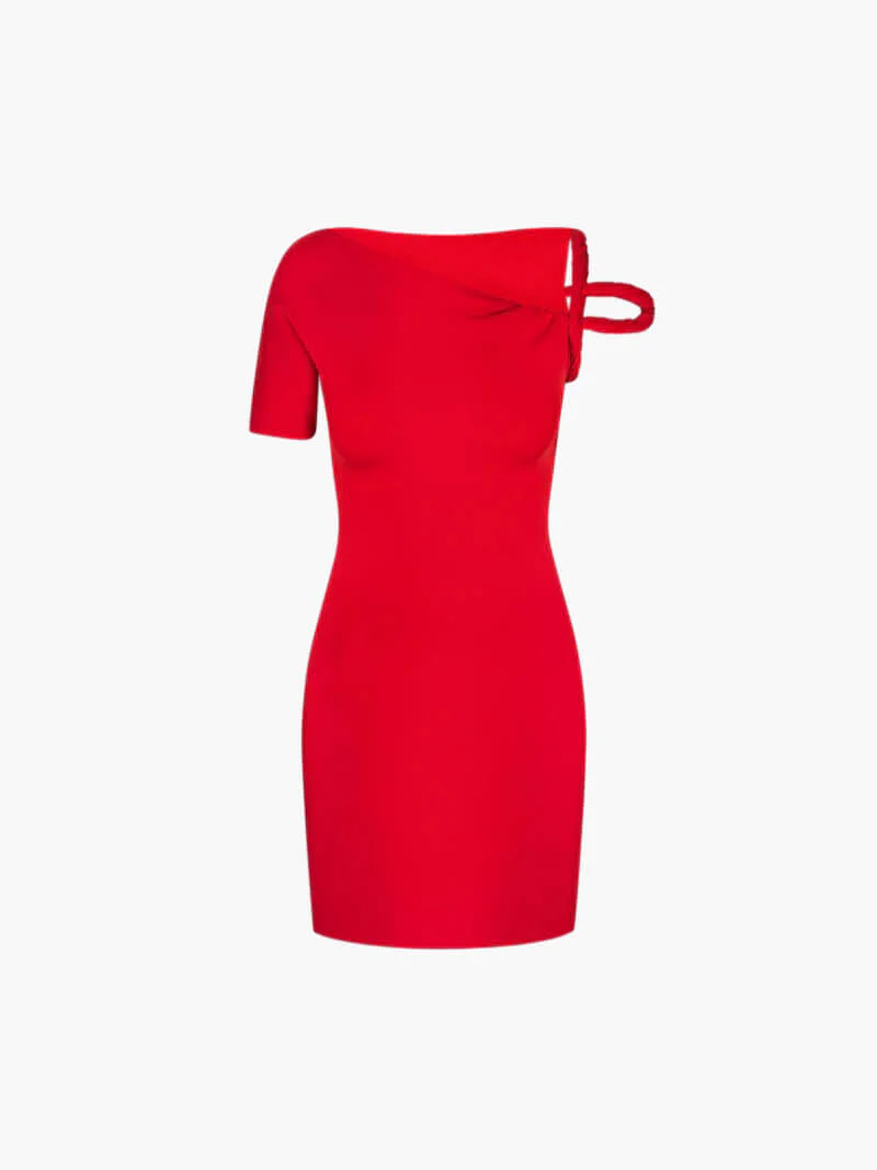 Kylie Twisted Mini Dress - Image 3
