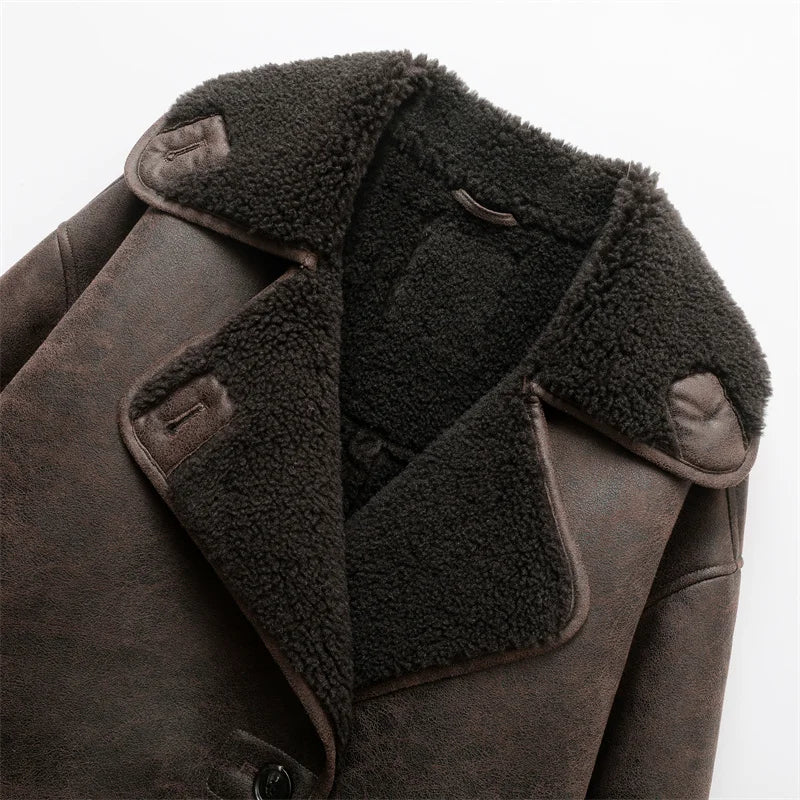 Laila Faux Leather Jacket - Image 13