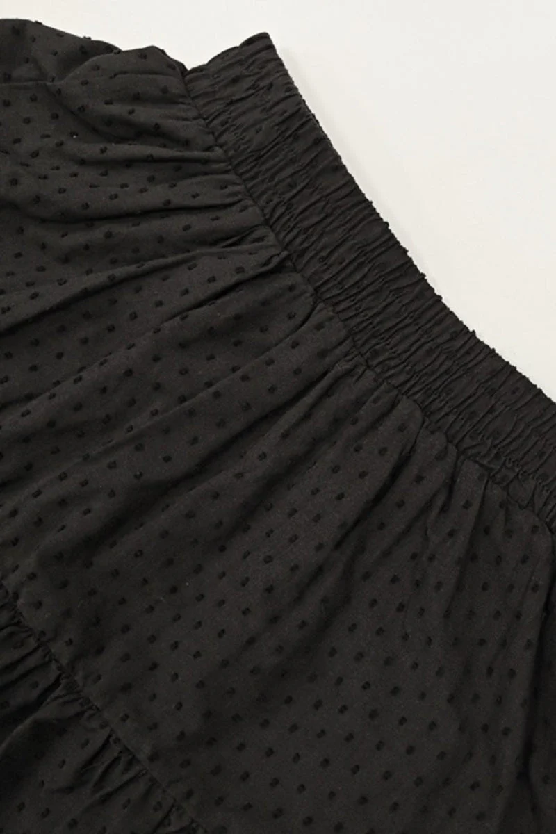 Lena Jacquard Lace Tiered Mini Skirt - Image 9